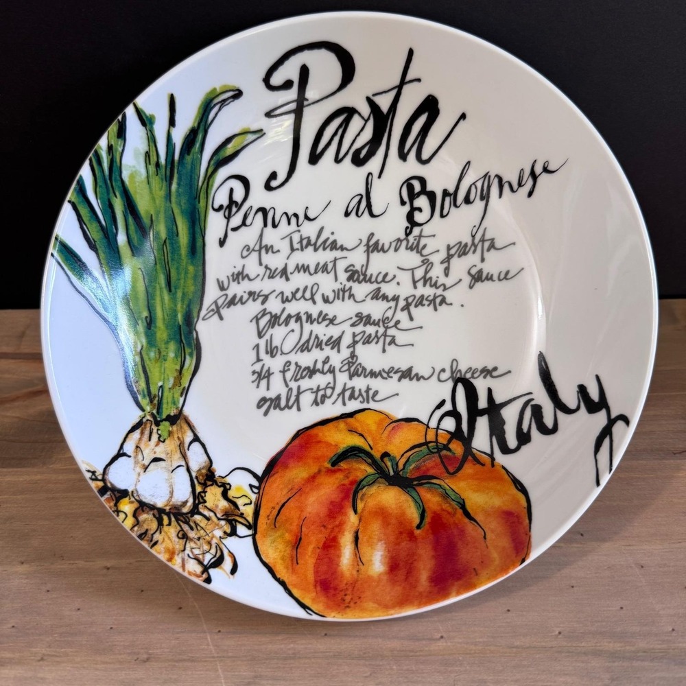 Rosana Pasta Italiana 8.25" Bowl Penne al Bolognese Replacement EUC no chips
